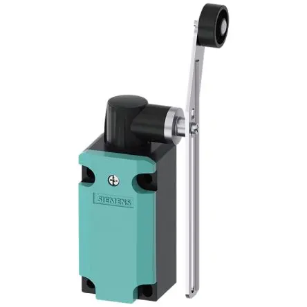 Produktfoto 1 von Siemens 3SE Endschalter, Hebel 1 Schließer/2 Öffner, IP66, IP67, Kunststoff 10A