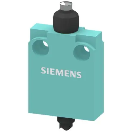 Produktfoto 1 von Siemens 3SE Endschalter, Runder Stößel 1 Schließer/1 Öffner, IP67, Kunststoff 230V 10A