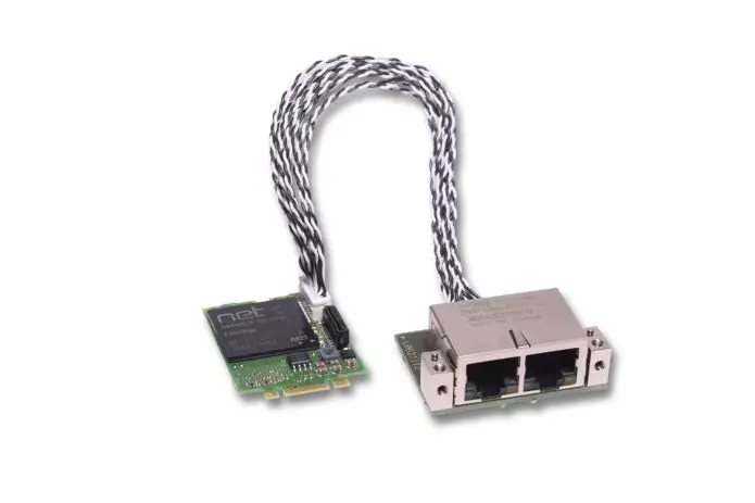 Produktfoto 1 von Hilscher 2 PCI-Express Netzwerkkarte, 100Mbps RJ45