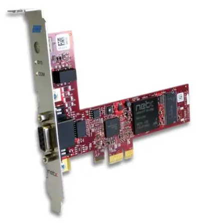 Produktfoto 1 von Hilscher PCI-Express Netzwerkkarte PCI, 2-Port 9-polig, D-Sub