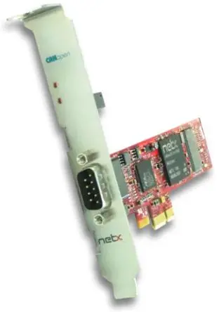 Produktfoto 1 von Hilscher PCI-Express Netzwerkkarte PCI, 2-Port 9-polig, D-Sub