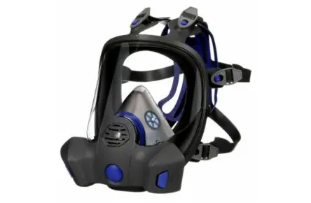 Produktfoto 1 von 3M FF-800 Atemmaske M, Vollmaske, Schwarz, Blau