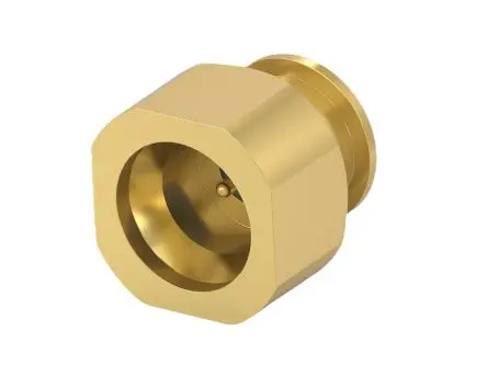 Produktfoto 1 von TE Connectivity SMPM Stecker Koaxialsteckverbinder SMPM, Platine, 50 Ω Lot, Gerade