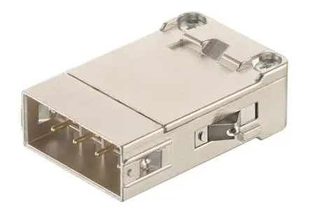 Produktfoto 1 von HARTING Han Gigabit Module Stifteinsatz Stecker, 8-polig 5A, Han-Gigabit-Modul