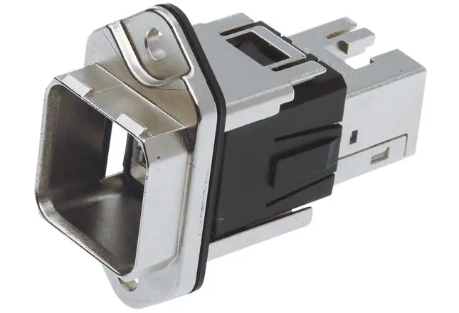 Produktfoto 1 von HARTING Han PushPull (V14) RJ45 Modularer Stecker, 8-polig 1.75A Buchse, Stecker
