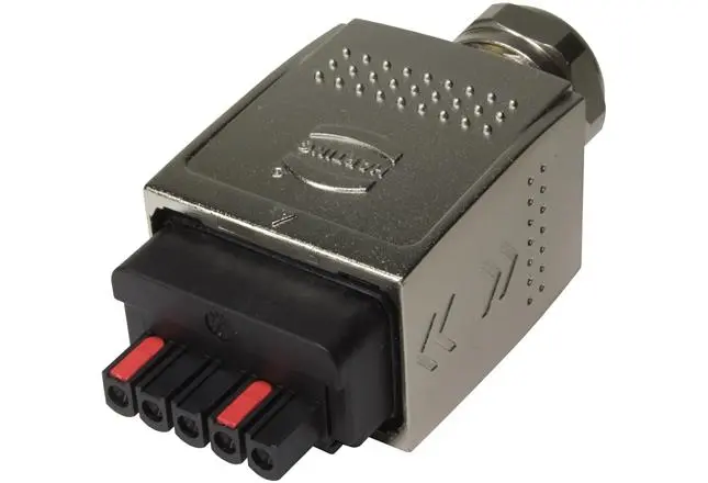 Produktfoto 1 von HARTING Han PushPull (V14) Leistungssteckverbinder, 5-polig 16A Stecker, Stecker-Sets Federklemme