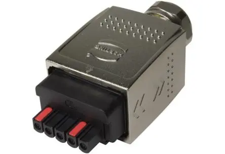 Produktfoto 1 von HARTING Han Push Pull (V14) Netzstecker Stecker, 5-polig 16A, Steckverbindersatz