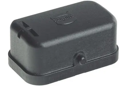 Produktfoto 1 von HARTING Buchse Schutzkappe für Montierter weiblicher Einsatz Schwarz IP65