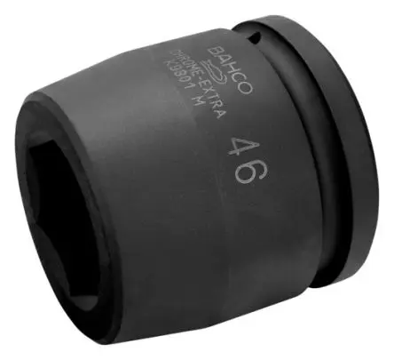 Bahco 1-1/2 in, 110 mm Sechskant Schlag-Steckschlüssel lang Qualitätsstahllegierung, 135 mm