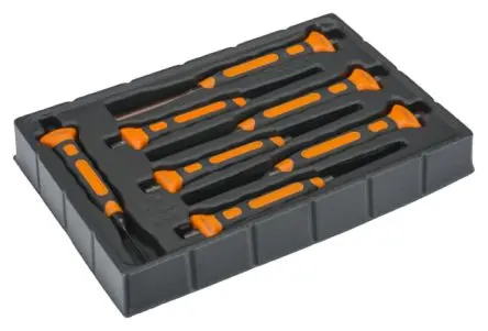 Produktfoto 1 von Bahco Splintentreiber Satz, Ø 10mm, 7-teilig, Stift