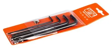 Produktfoto 1 von Bahco TORX®-Steckschlüssel L Lang Stahl 4, T10, T20, T30, T40