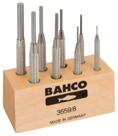 Produktfoto 1 von Bahco Splintentreiber Satz, 8-teilig, Drift, 2.5 °