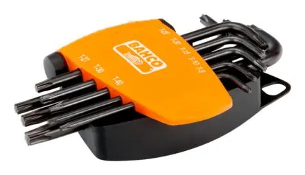 Bahco TORX®-Steckschlüssel L Lang Stahl 8, T25, T15, T9, T27, T20, T40, T10, T30