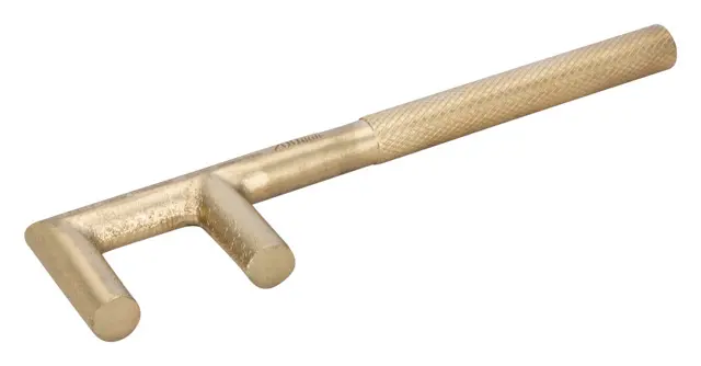 Produktfoto 1 von Bahco Ventilhaken-Schlüssel - 32 mm, Gerändelter Griff, Länge 300 mm Aluminiumbronze