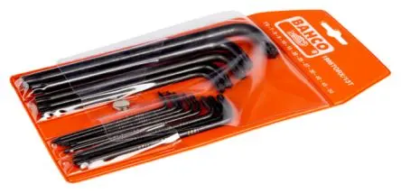 Produktfoto 1 von Bahco TORX®-Steckschlüssel L Lang Stahl 13, T10, T15, T20, T25, T27, T30, T40, T45, T50, T6, T7, T8, T9