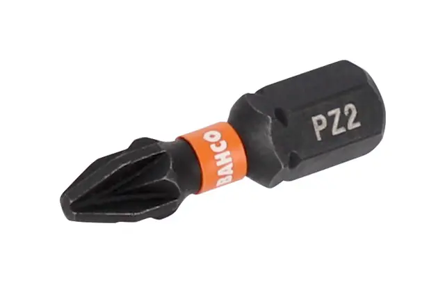 Bahco 1/4 in PZ3 Schraubbit, Sechskant Hochwertiger legierter Stahl, 2-teilig, 50 mm