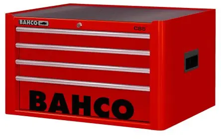 Produktfoto 1 von Bahco Stahl Werkzeugschrank 4 Schubladen, 677 mm x 501mm x 677 mm