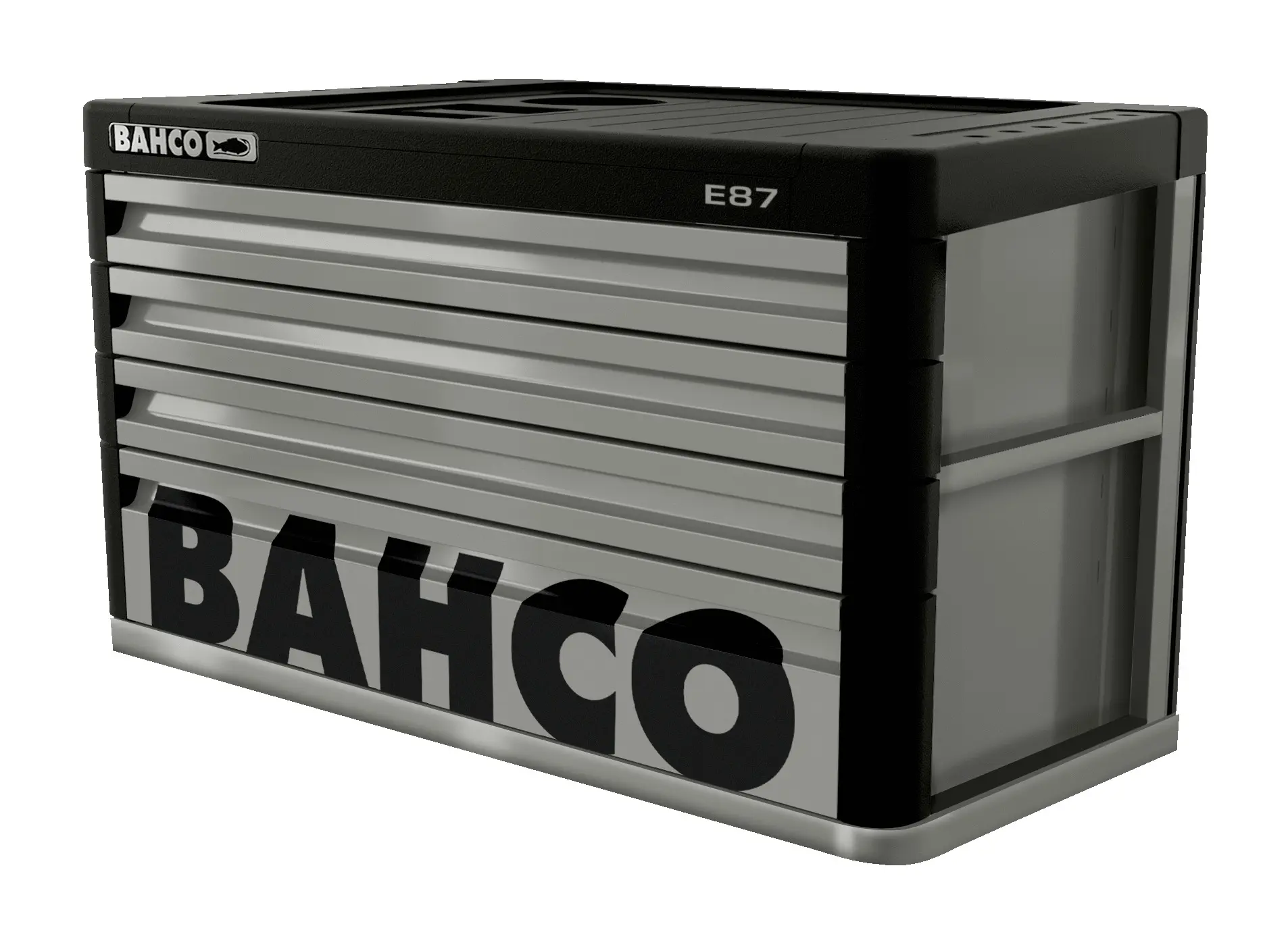 Produktfoto 1 von Bahco Stahl Werkzeugschrank 4 Schubladen, 692 mm x 510 mm x 402 mm