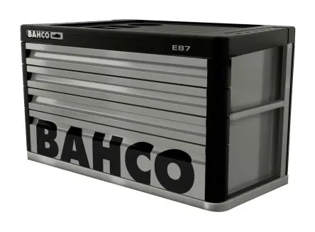 Produktfoto 1 von Bahco Stahl Werkzeugschrank 4 Schubladen, 692 mm x 510mm x 402 mm