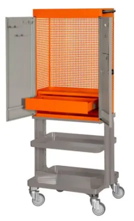 Produktfoto 1 von Bahco Stahl Werkzeugschrank, Typ Werkzeugaufbewahrung Obere Truhe 1 Schubladen mit Rädern, 625 mm x 450mm x 625 mm