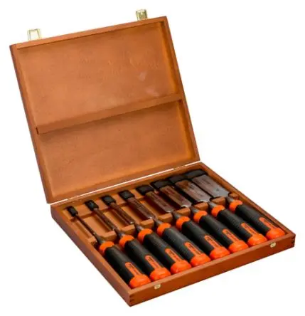 Produktfoto 1 von Bahco Holz, 8 Stück, Stahl gehärtet Meissel-Set 318 mm
