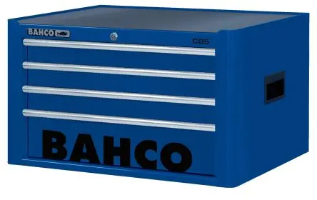 Produktfoto 1 von Bahco Stahl Werkzeugschrank 4 Schubladen, 677 mm x 417mm x 500 mm