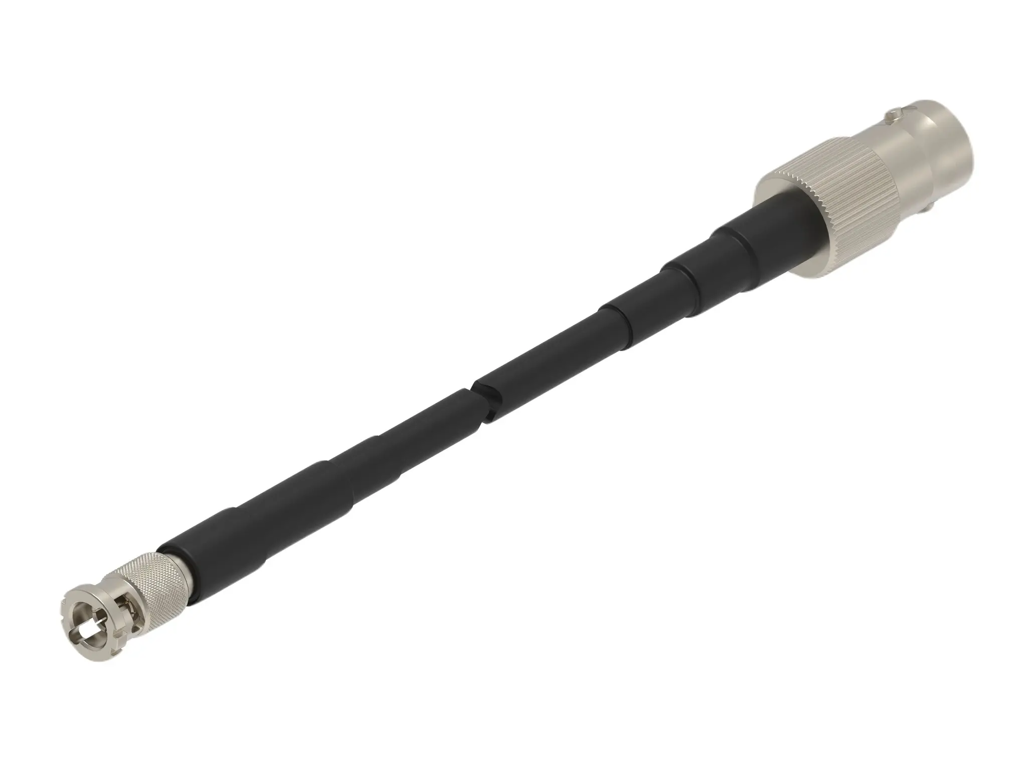 Produktfoto 1 von TE Connectivity BNC NFC55a NF Koaxialkabel, Abgeschlossen, 75 Ω, 305 mm, Aussen ø 4.3 mm Außen-ø