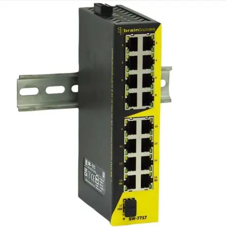 Produktfoto 1 von Brainboxes SW-7717 Netzwerk Switch 14-Port Unmanaged 100Mbit/s