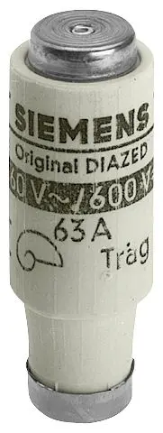 Produktfoto 1 von Siemens SENTRON DIAZED-Sicherung, Typ D3, 16 A, 690 V ac/dc