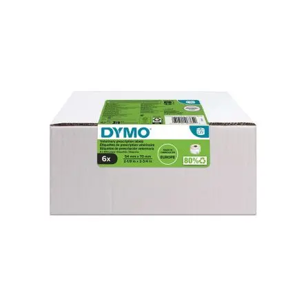 Produktfoto 1 von Dymo, Klebend Schwarz Vorbedrucktes Etikett, 54mm, 400 pro Paket Stück