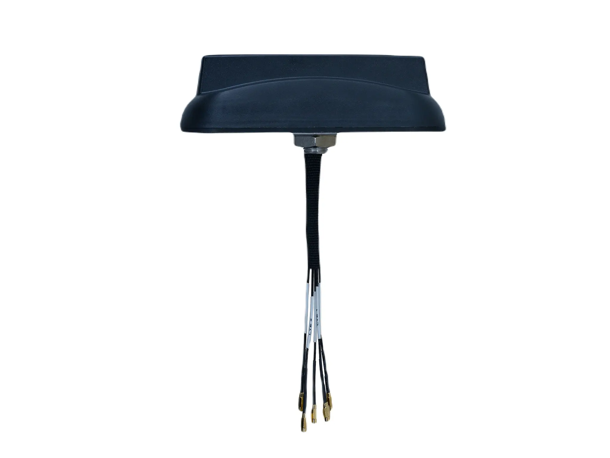 Produktfoto 1 von TE Connectivity L000151-01 MIMO 2x2 Multiband-Antenne, Außen-, Rundstrahl, Haifischflosse, QMA, Stecker, 7.5 dB, 2.13 m