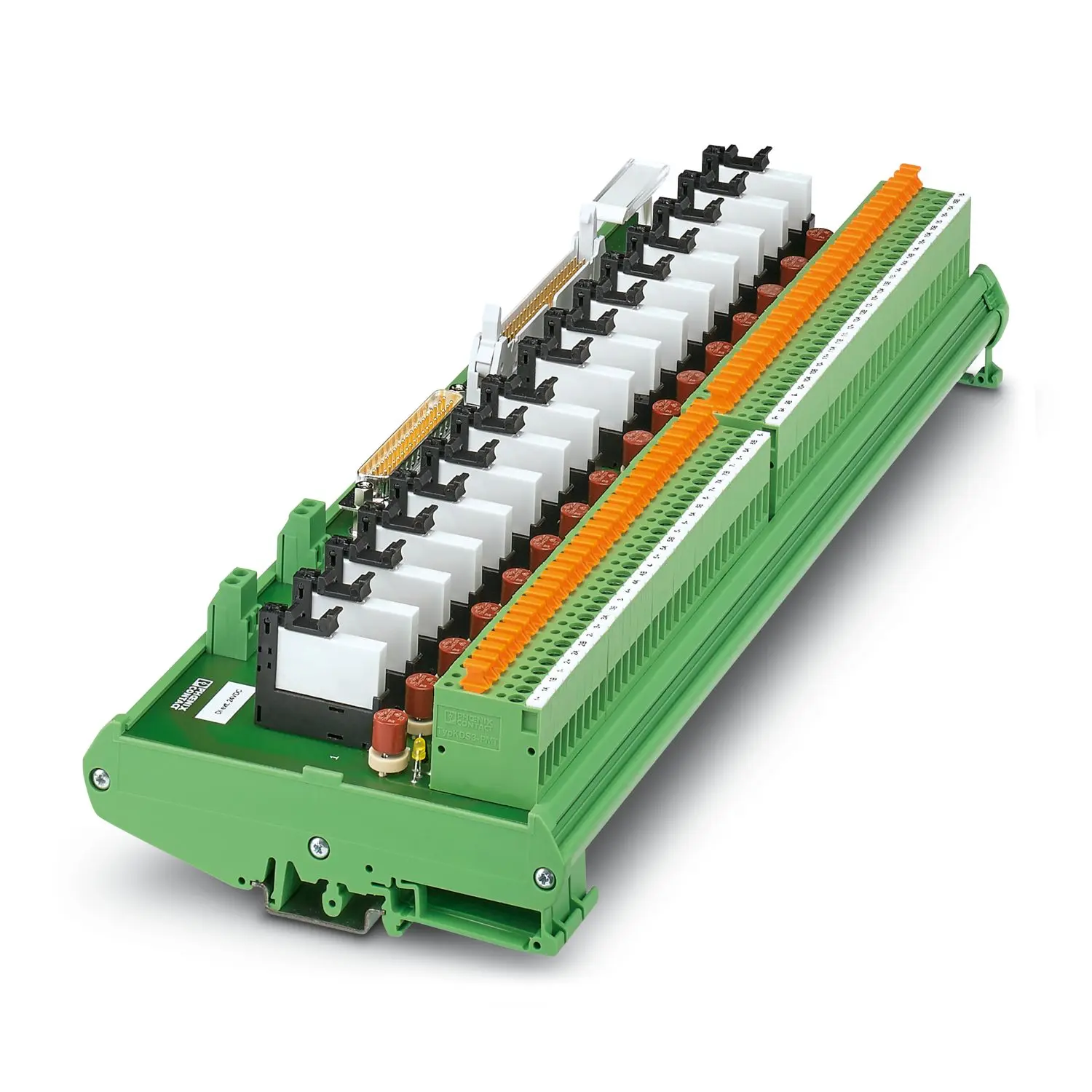 Produktfoto 1 von Phoenix Contact Schnittstellenmodul D-SUB, Buchse, 16-polig, 36 V, DIN-Hutschiene 50mA
