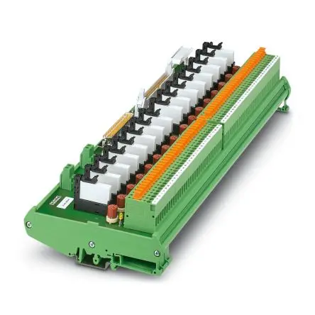 Produktfoto 1 von Phoenix Contact Schnittstellenmodul D-SUB, Buchse, 16-polig, 36V, DIN-Hutschiene 50mA