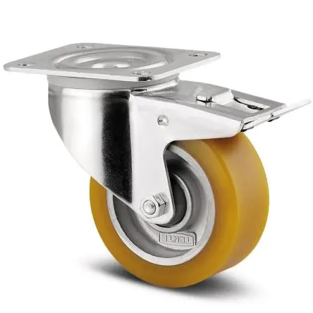 Produktfoto 1 von Tente Rolle, Rad ø 100 mm, 500 kg, Ges H. 164 mm, Rad B. 40 mm