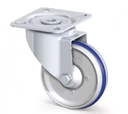 Tente Rolle, Rad ø 100 mm, 20 kg, Ges H. 128 mm