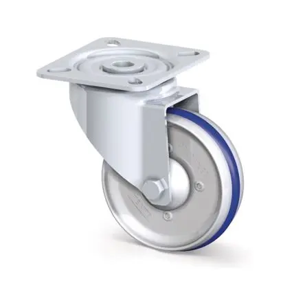 Produktfoto 1 von Tente Rolle, Rad ø 100 mm, 200 kg, Ges H. 128 mm