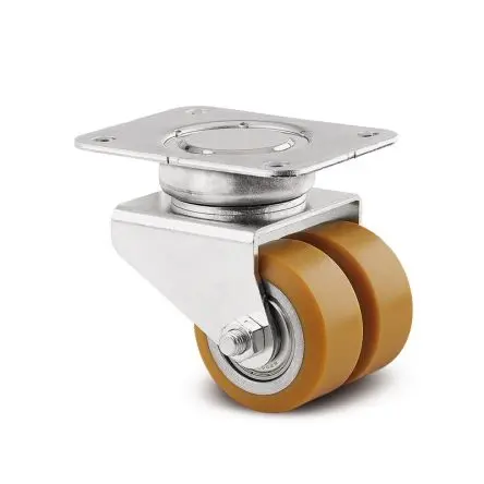 Produktfoto 1 von Tente Drehbar Rolle, Rad ø 125 mm, 750 kg, Ges H. 178 mm, Rad B. 40 mm, Polyurethan