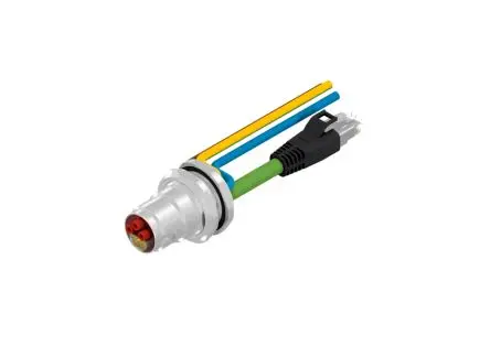 CONEC 57-22 32 mm B17 Anschluss Buchse 7-polig Stecker/Buchse 1.5A Frontplattenmontage IP65, IP67