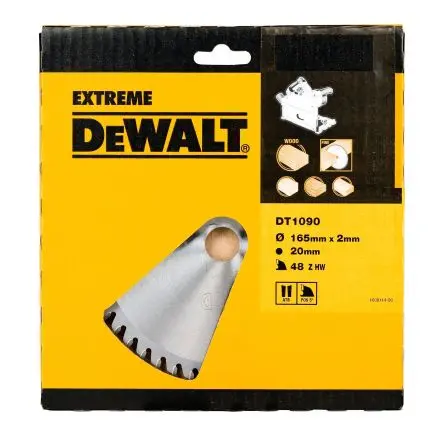 Produktfoto 1 von DeWALT 48 Hartmetall Multi-Material Kreissägeblatt, Ø 165 mm 1
