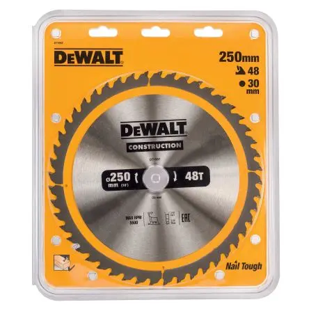 DeWALT 48 Hartmetall Multi-Material Kreissägeblatt, Ø 250 mm 1
