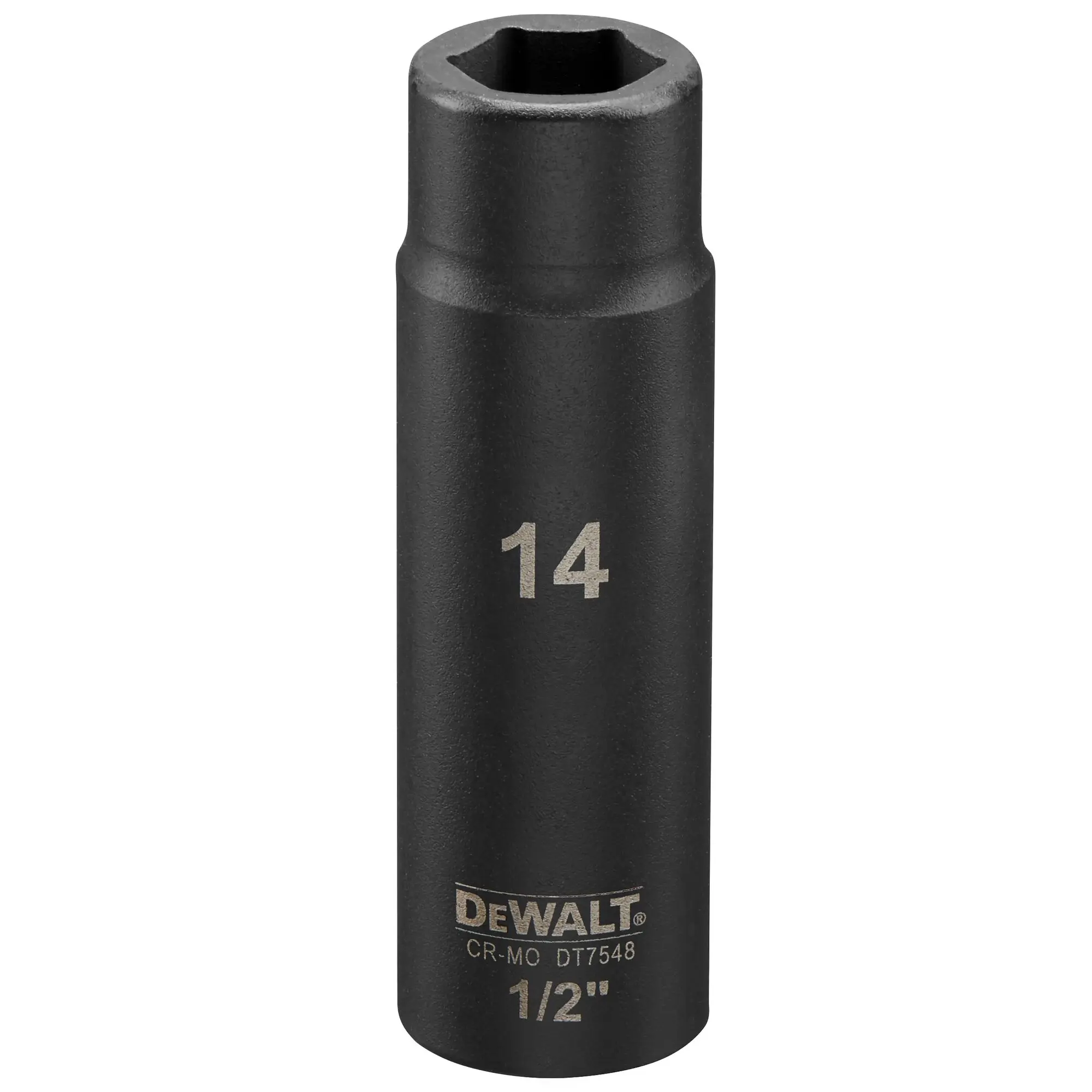 Produktfoto 1 von DeWALT 1/2 in, 14 mm Tiefschlag-Stecknuss Schlag-Steckschlüssel lang, 78 mm