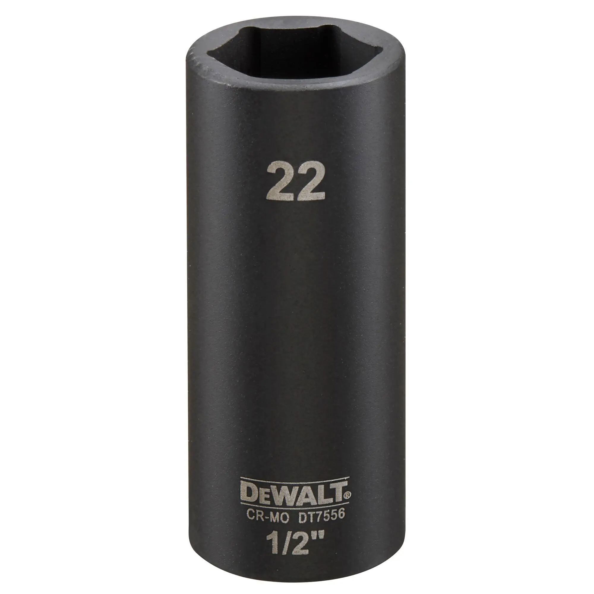 Produktfoto 1 von DeWALT 1/2 in, 22 mm Tiefschlag-Stecknuss Schlag-Steckschlüssel lang, 78 mm
