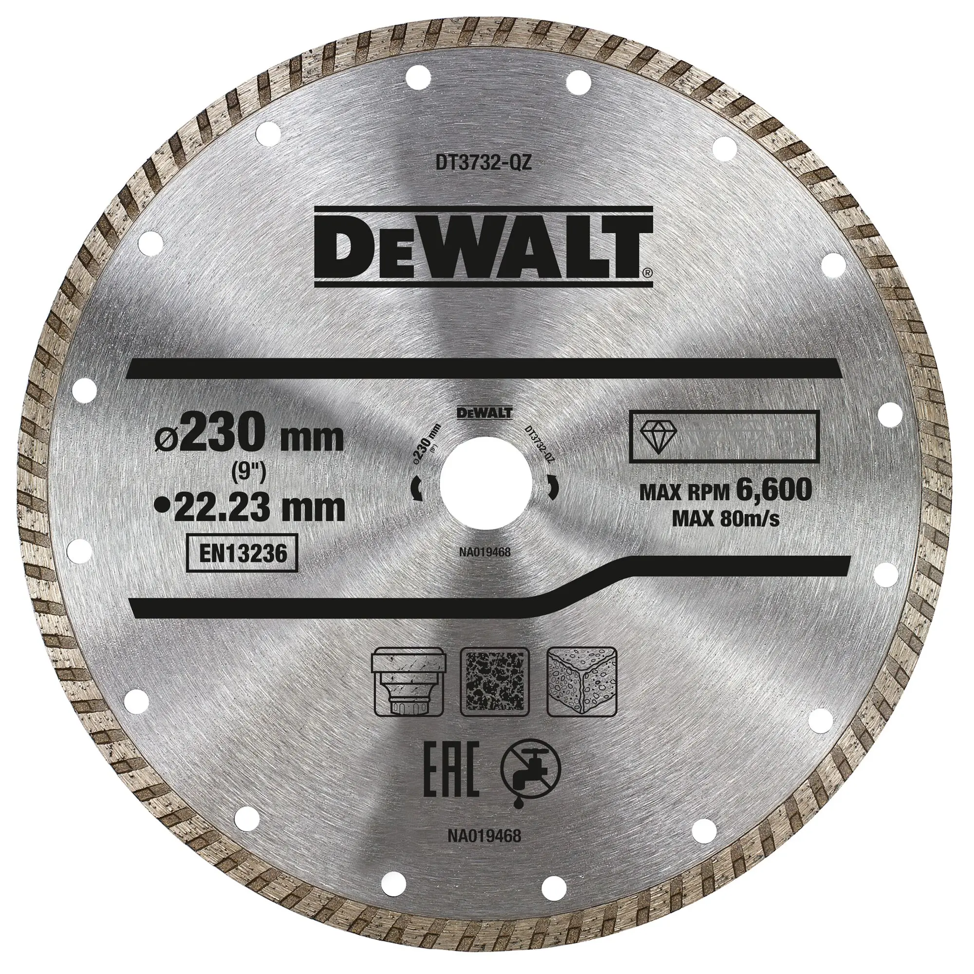 DeWALT Diamant Ø 230 mm / Stärke 2.4 mm