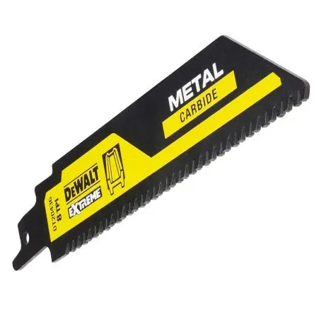 Produktfoto 1 von DeWALT Metall Metall Säbelsägeblatt / 8 TPI 152 mm 1