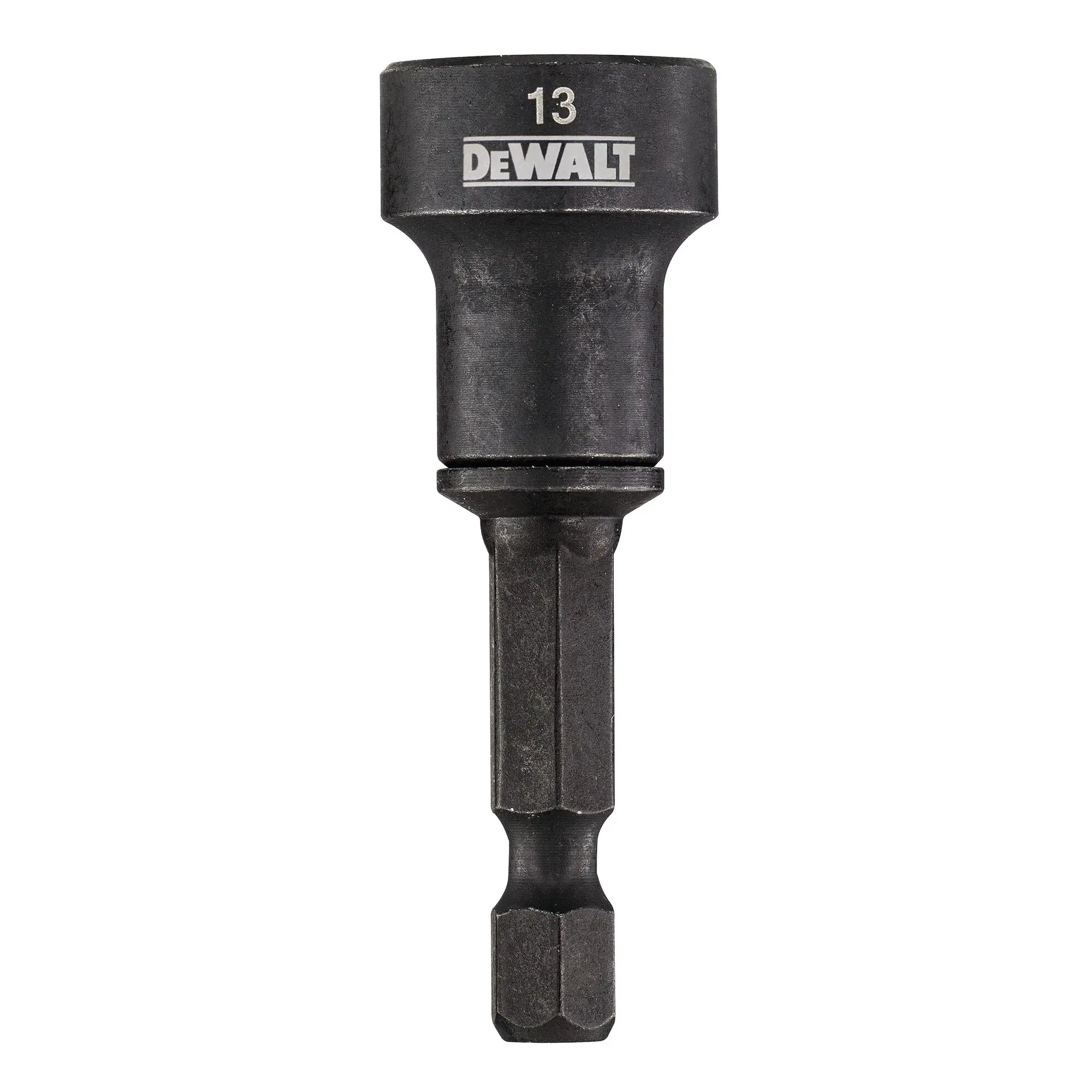 Produktfoto 1 von DeWALT 13 mm Sechskant Steckschlüssel-Handgriff Schließer (NO), Länge 75 mm