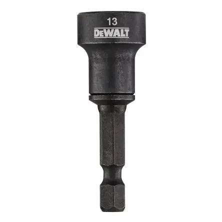 Produktfoto 1 von DeWALT 13 mm Sechskant Steckschlüssel-Handgriff Schließer (NO), Länge 75mm