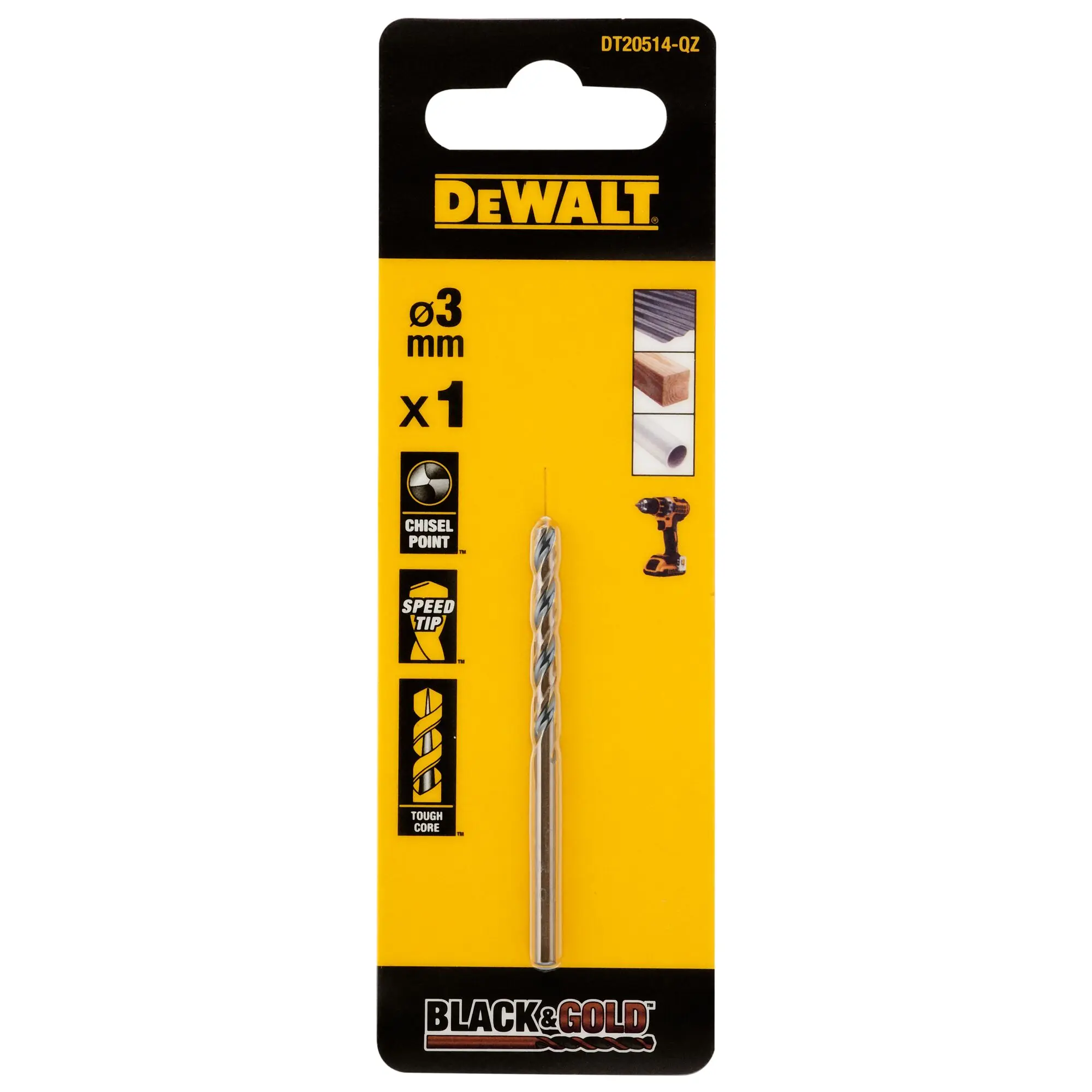 Produktfoto 1 von DeWALT HSS, 1 Stück