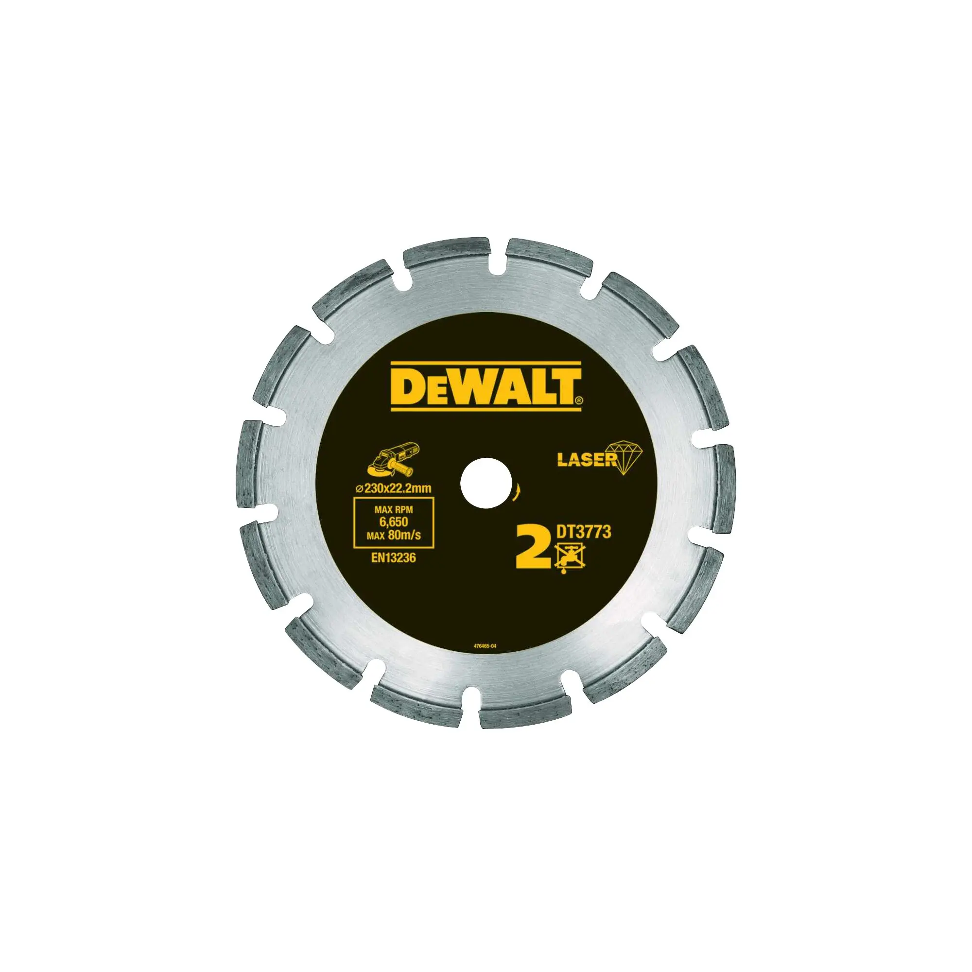 Produktfoto 1 von DeWALT DT37 Diamant Ø 230 mm, Korngröße 1 1 Per Pack