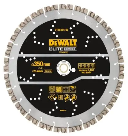 Produktfoto 1 von DeWALT Qualitätsstahllegierung Multi-Material Kreissägeblatt, Ø 350 mm 1