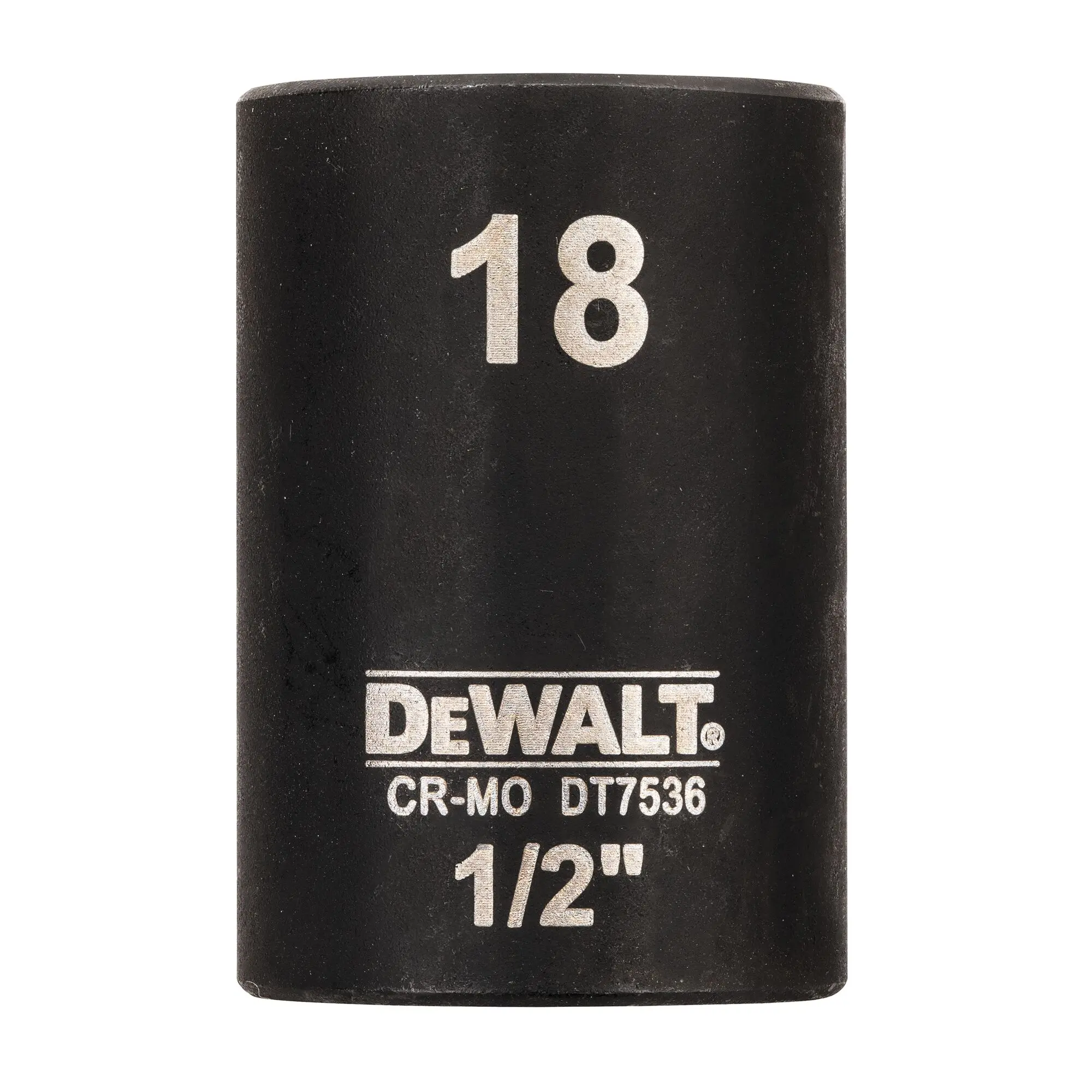 Produktfoto 1 von DeWALT 1/2 in, 18 mm Standard-Steckschlüssel Schlag-Steckschlüssel lang, 38 mm